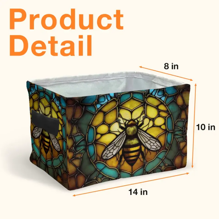Custom Personalized Honey Bee Storage Box -  Animal Decorations Gift Idea