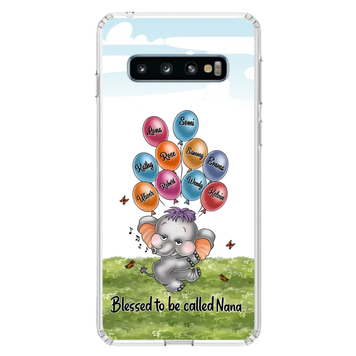 Personalized Grandma Phone Case - Upto 10 Kids - Gift Idea for Grandma/Mother's Day - Blessed To Be Called Nana