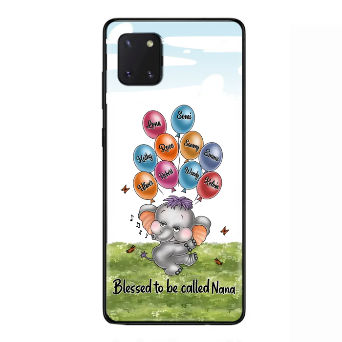 Personalized Grandma Phone Case - Upto 10 Kids - Gift Idea for Grandma/Mother's Day - Blessed To Be Called Nana