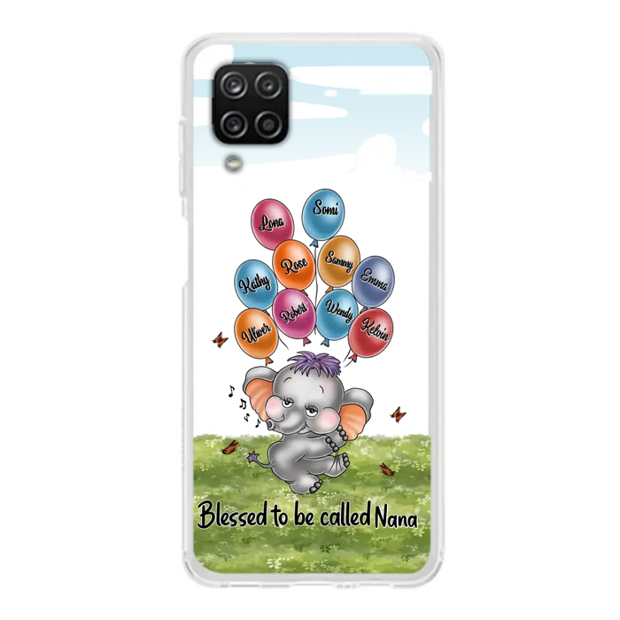 Personalized Grandma Phone Case - Upto 10 Kids - Gift Idea for Grandma/Mother's Day - Blessed To Be Called Nana