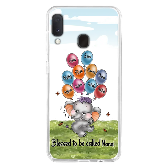 Personalized Grandma Phone Case - Upto 10 Kids - Gift Idea for Grandma/Mother's Day - Blessed To Be Called Nana