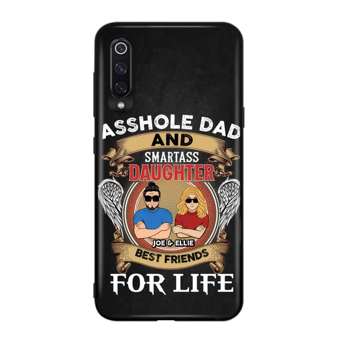 Personalized Dad/Mom And Daughter/Son Phone Case - Gift Idea For Father's Day/Mother's Day From Daughter/Son - Asshole Dad And Smartass Daughter - Cases For Oppo/Xiaomi/Huawei