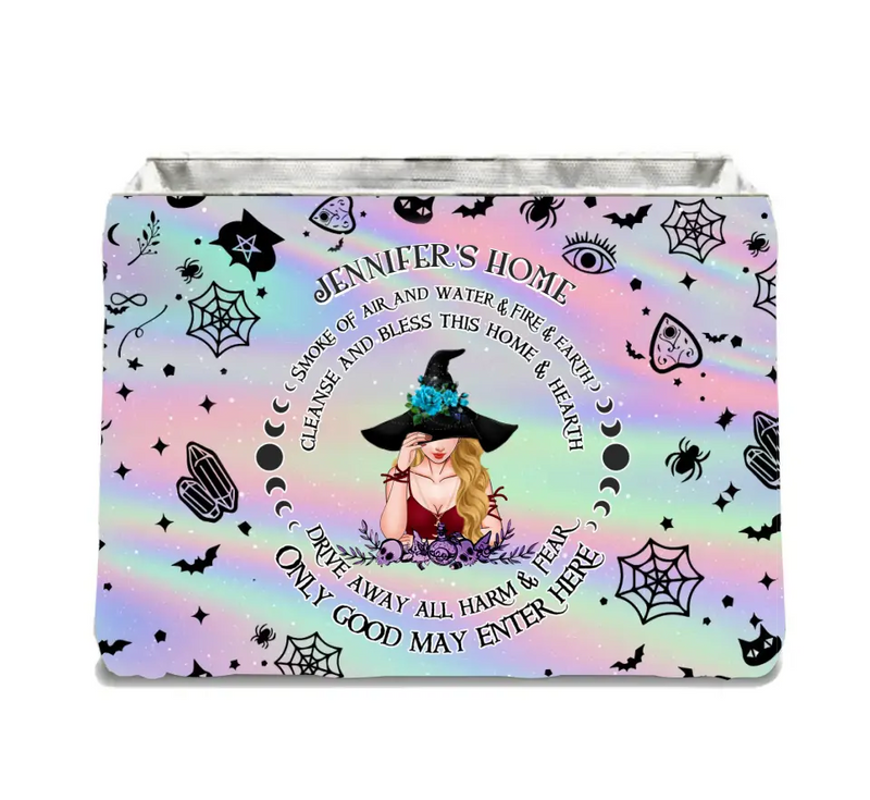 Personalized Witch Storage Box - Mother's Day Gift Idea - Smoke Of Air And Water & Fire & Earth Cleanse