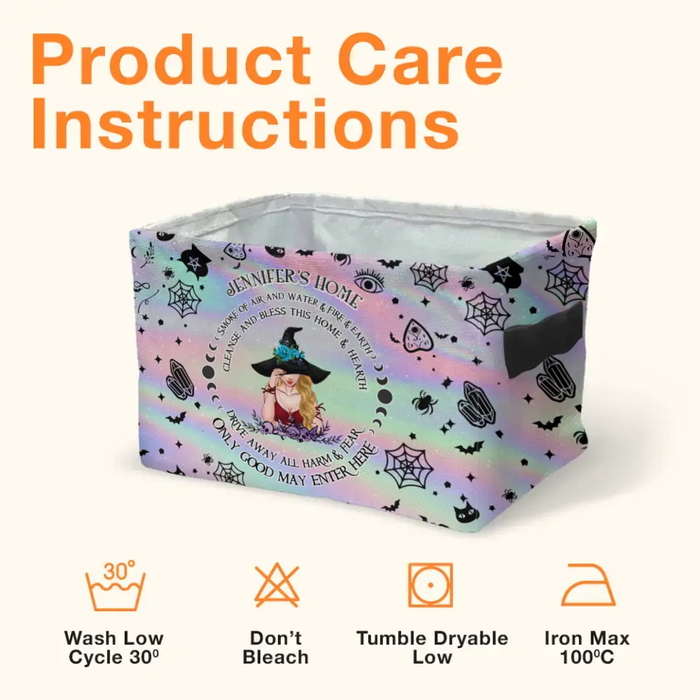 Personalized Witch Storage Box - Mother's Day Gift Idea - Smoke Of Air And Water & Fire & Earth Cleanse