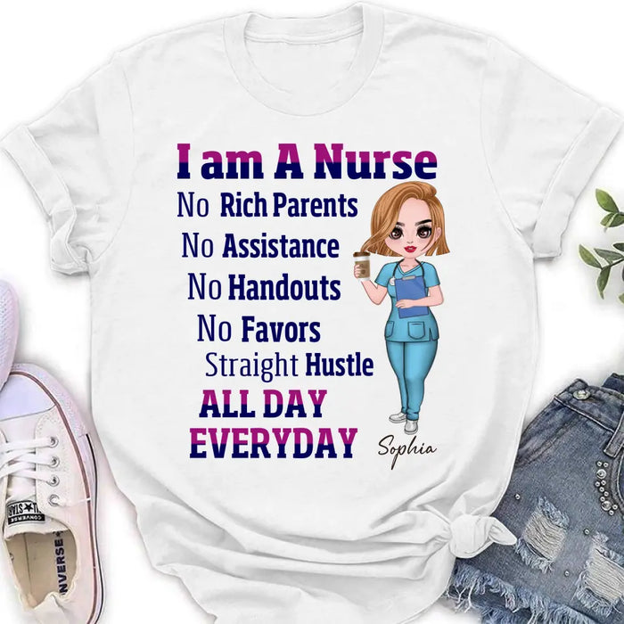 Personalized Nurse Shirt/Hoodie - Gift For Nurse - I Am A Nurse All Day Every Day