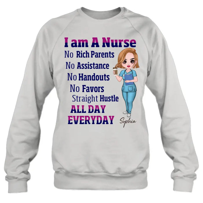 Personalized Nurse Shirt/Hoodie - Gift For Nurse - I Am A Nurse All Day Every Day