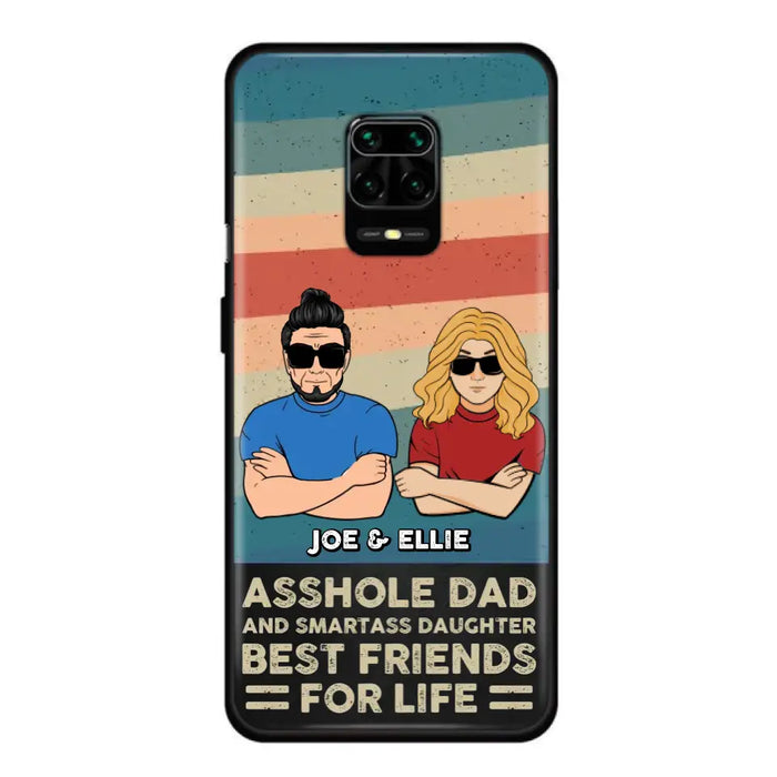 Personalized Dad/Mom And Daughter/Son Phone Case - Gift Idea For Father's Day/Mother's Day From Daughter/Son - Asshole Dad - Cases For Oppo/Xiaomi/Huawei