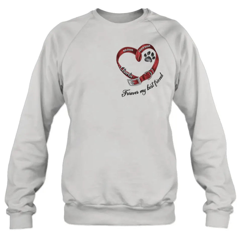 Personalized Memorial Pet Shirt/Hoodie - Memorial Gift Idea for Pet Owners - Forever My Best Friend