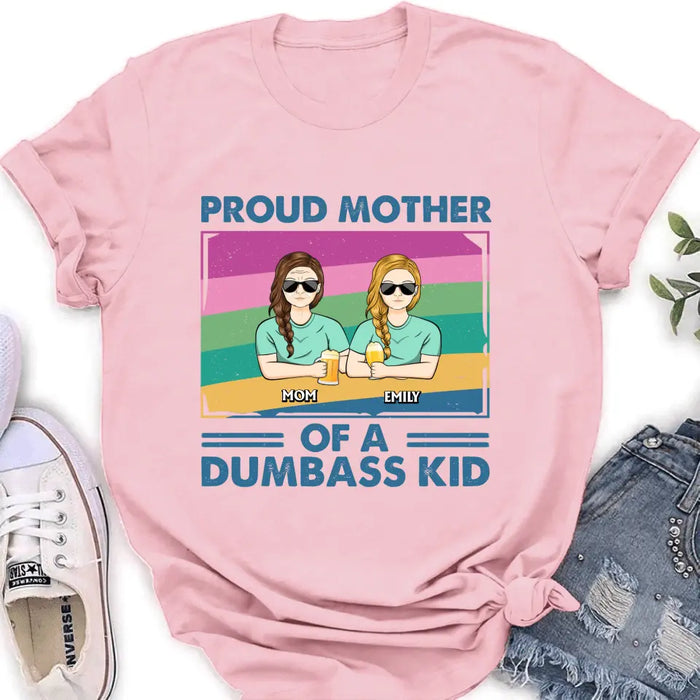 Custom Personalized Proud Mother Shirt/Hoodie - Upto 4 Kids - Mother's Day Gift For Grandma/Mom -  Proud Mother Of A Few Kids