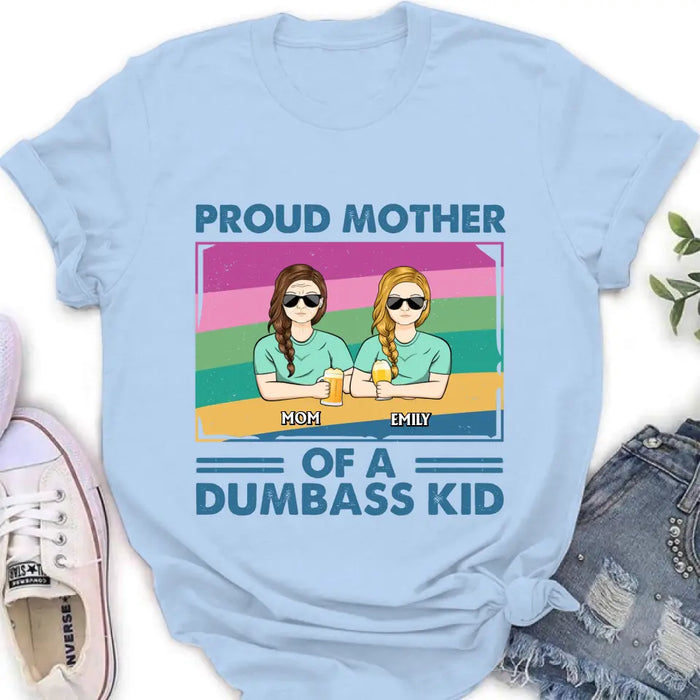 Custom Personalized Proud Mother Shirt/Hoodie - Upto 4 Kids - Mother's Day Gift For Grandma/Mom -  Proud Mother Of A Few Kids