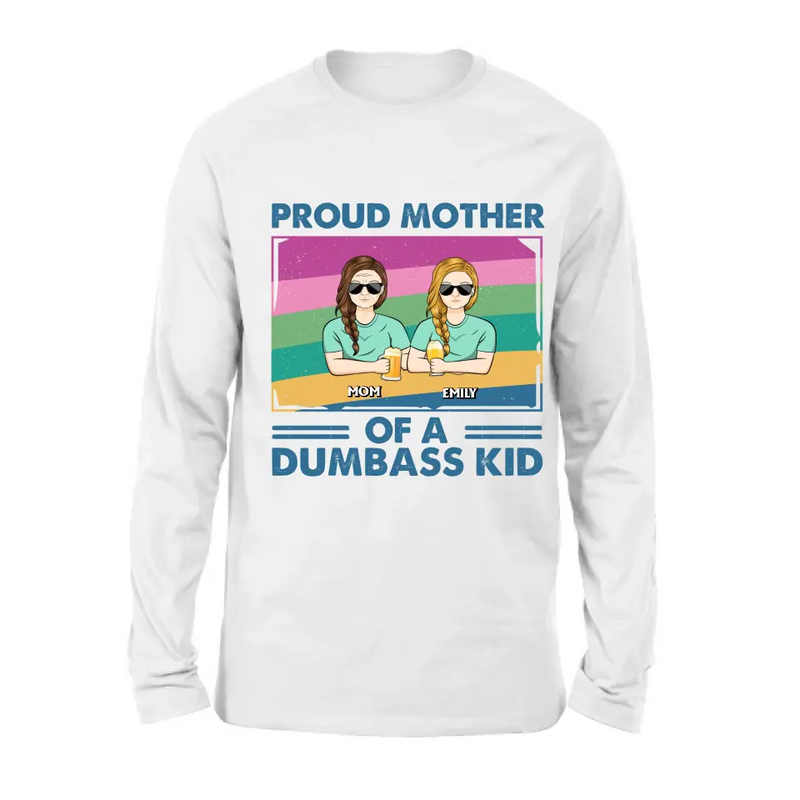Personalized Proud Mother Shirt/Hoodie - Up to 4 Kids - Mother's Day Gift For Grandma/Mom - Proud Mother Of A Few Kids