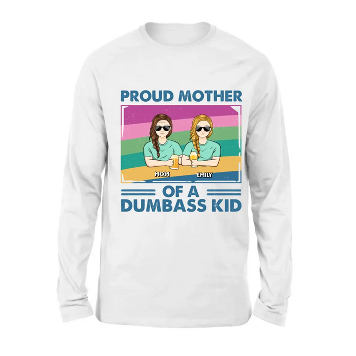 Custom Personalized Proud Mother Shirt/Hoodie - Upto 4 Kids - Mother's Day Gift For Grandma/Mom -  Proud Mother Of A Few Kids