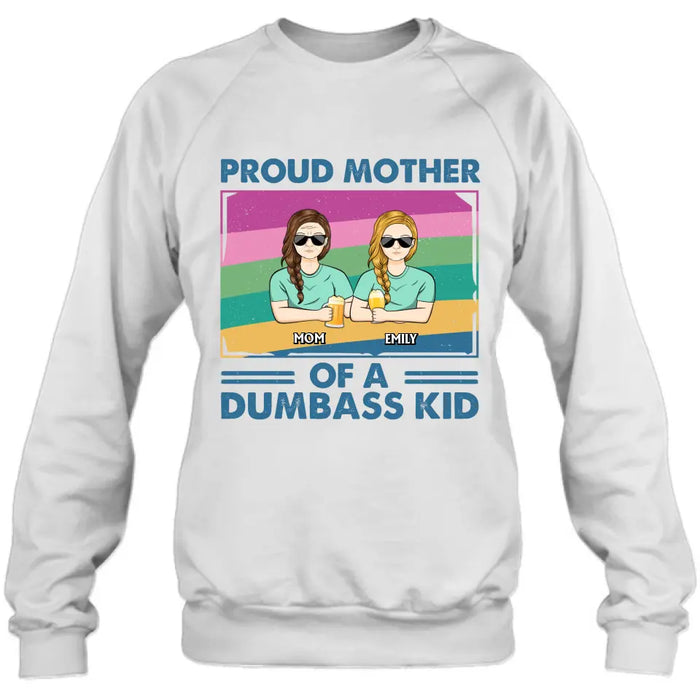 Custom Personalized Proud Mother Shirt/Hoodie - Upto 4 Kids - Mother's Day Gift For Grandma/Mom -  Proud Mother Of A Few Kids