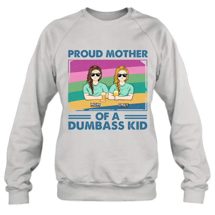 Custom Personalized Proud Mother Shirt/Hoodie - Upto 4 Kids - Mother's Day Gift For Grandma/Mom -  Proud Mother Of A Few Kids