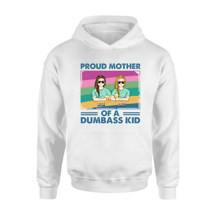 Custom Personalized Proud Mother Shirt/Hoodie - Upto 4 Kids - Mother's Day Gift For Grandma/Mom -  Proud Mother Of A Few Kids