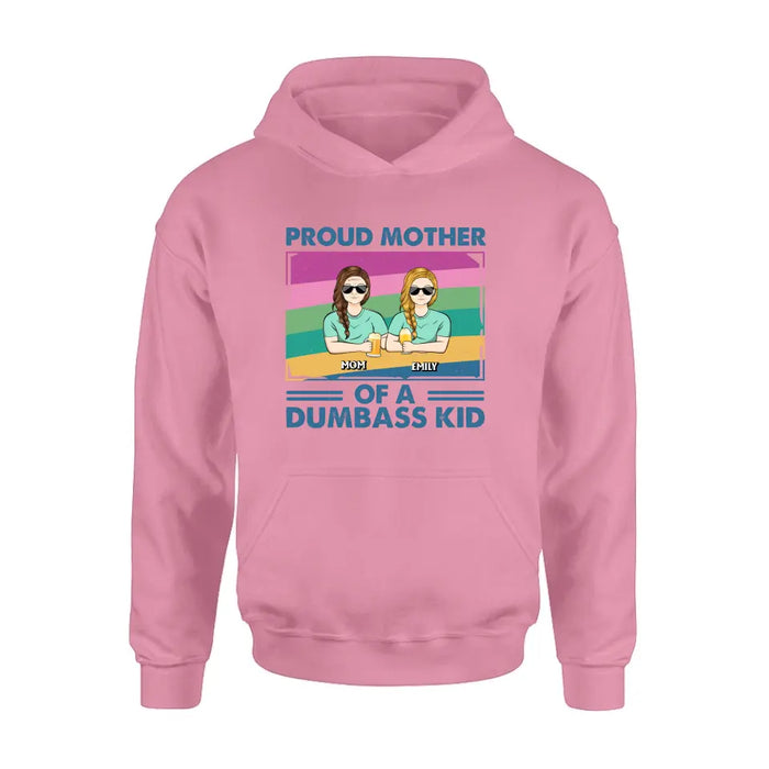 Custom Personalized Proud Mother Shirt/Hoodie - Upto 4 Kids - Mother's Day Gift For Grandma/Mom -  Proud Mother Of A Few Kids