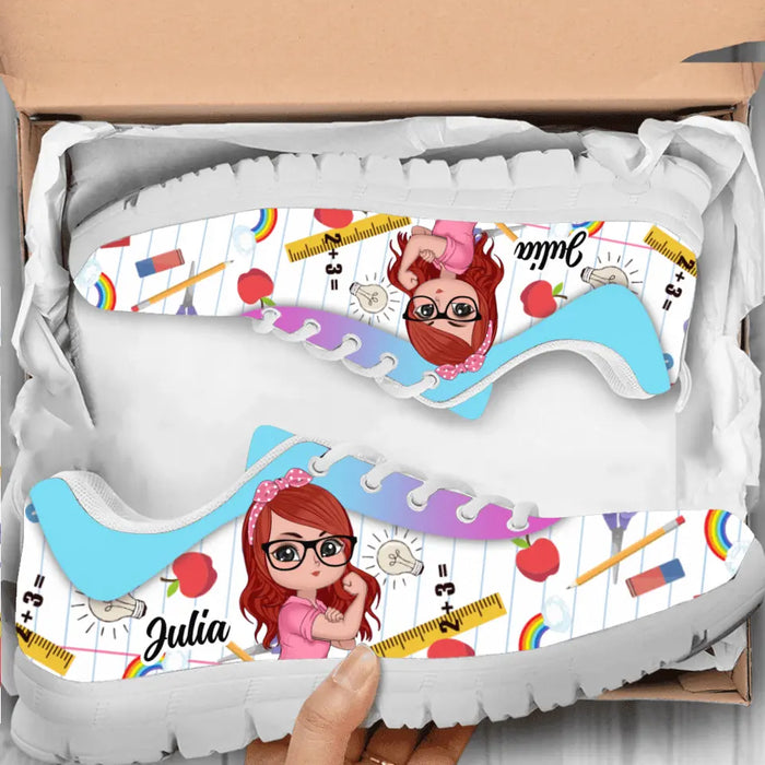Custom Personalized Teacher Sneakers - Gift Idea For Teacher