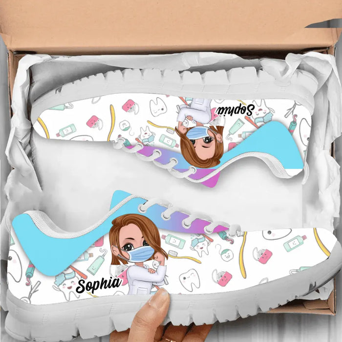 Custom Personalized Dental Shoes - Gift Idea For Dentist/ Birthday