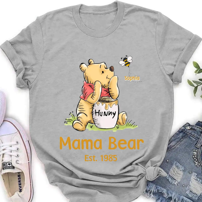 Personalized Bear Shirt/Hoodie - Up to 10 Children - Mother's Day/Father's Day Gift Idea