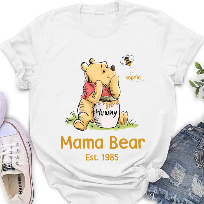 Personalized Bear Shirt/Hoodie - Up to 10 Children - Mother's Day/Father's Day Gift Idea