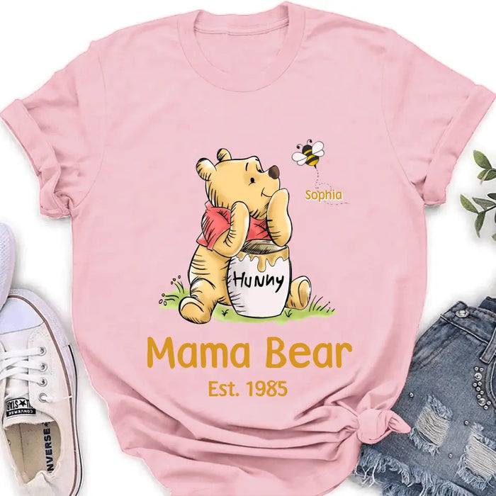 Personalized Bear Shirt/Hoodie - Up to 10 Children - Mother's Day/Father's Day Gift Idea