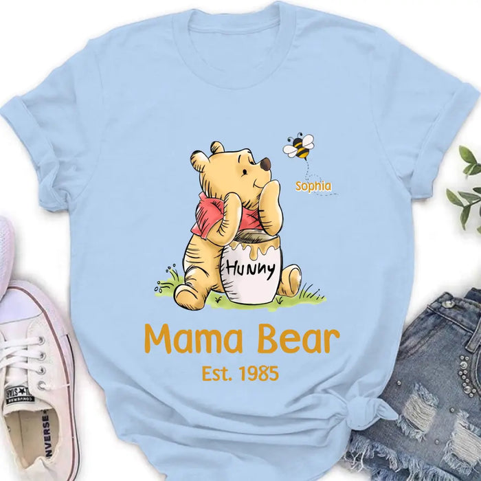 Personalized Bear Shirt/Hoodie - Up to 10 Children - Mother's Day/Father's Day Gift Idea