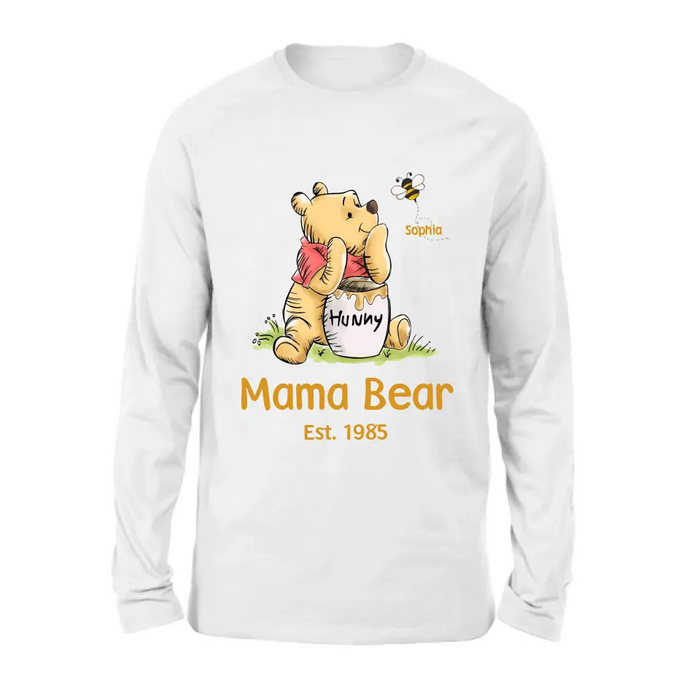 Personalized Bear Shirt/Hoodie - Up to 10 Children - Mother's Day/Father's Day Gift Idea