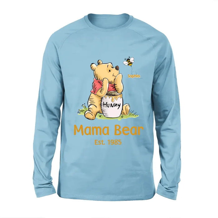 Personalized Bear Shirt/Hoodie - Up to 10 Children - Mother's Day/Father's Day Gift Idea