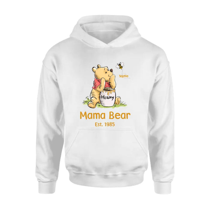 Personalized Bear Shirt/Hoodie - Up to 10 Children - Mother's Day/Father's Day Gift Idea