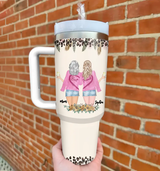 Custom Personalized Mom Tumbler - Mother's Day Gift Idea - Home Is Where My Mom Is