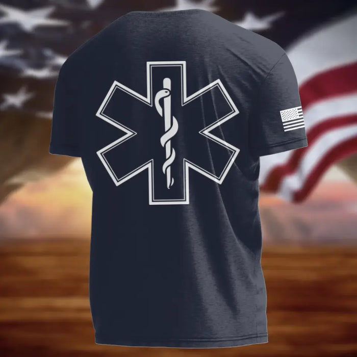 Custom Personalized EMS EMT Paramedic AOP T-shirt - Gift Idea For Paramedic