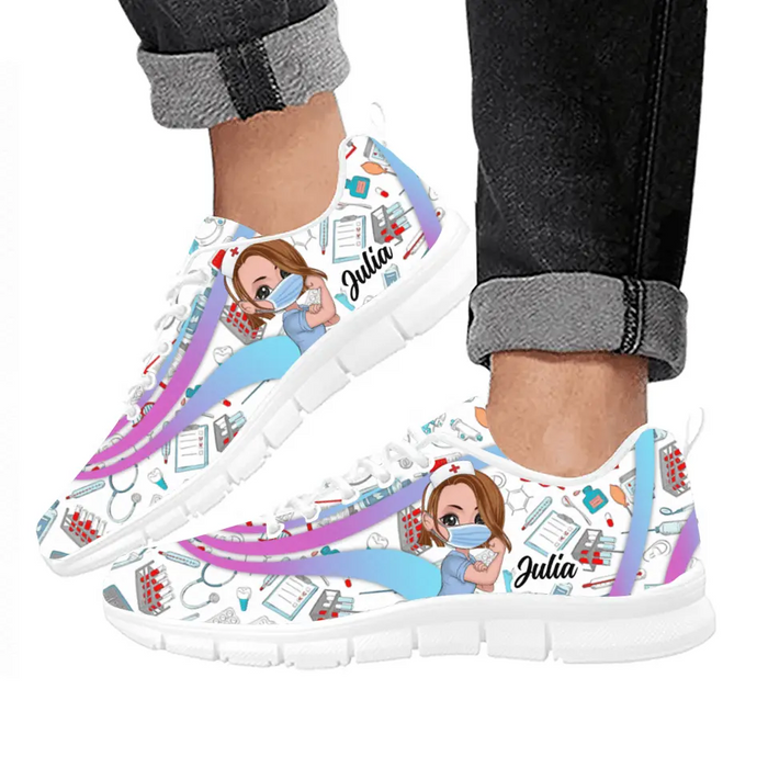 Custom Personalized Nurse Sneakers - Gift Idea For Nurse