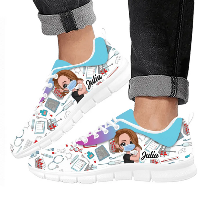 Custom Personalized Carer Sneakers - Gift Idea For Carer