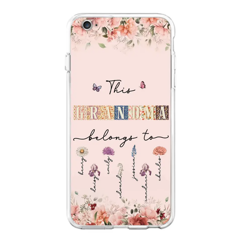 Custom Personalized Grandma/Mom Phone Case - Upto 7 Kids - Mother's Day Gift Idea for Grandma/Mom - Case for iPhone/Samsung