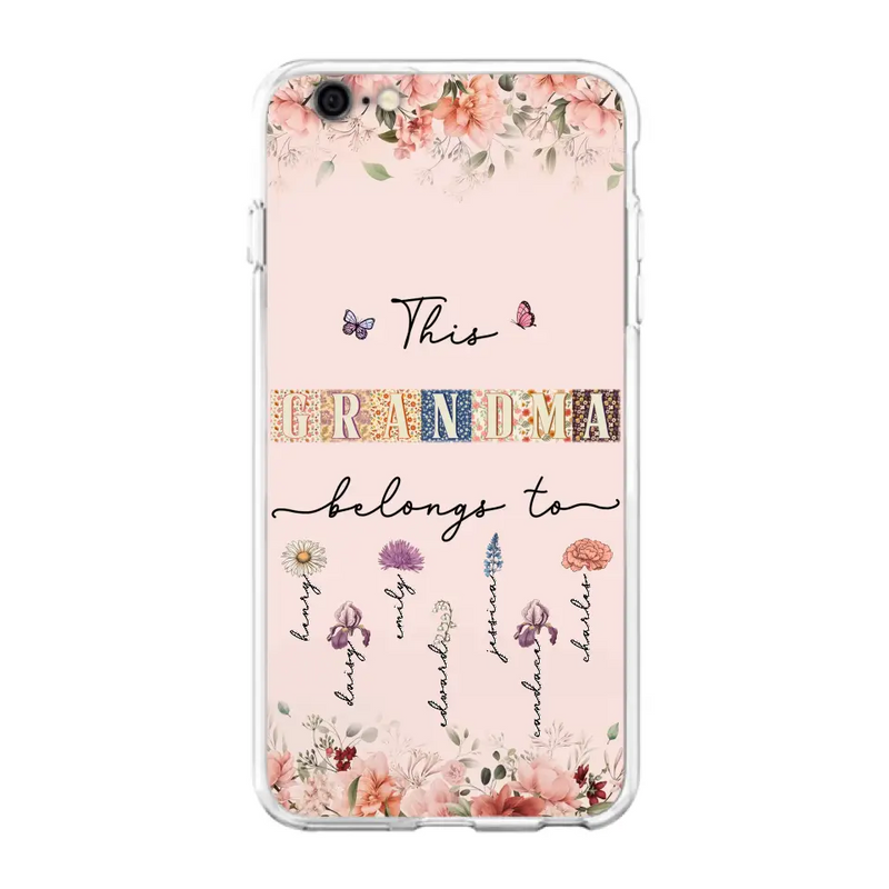 Custom Personalized Grandma/Mom Phone Case - Upto 7 Kids - Mother's Day Gift Idea for Grandma/Mom - Case for iPhone/Samsung