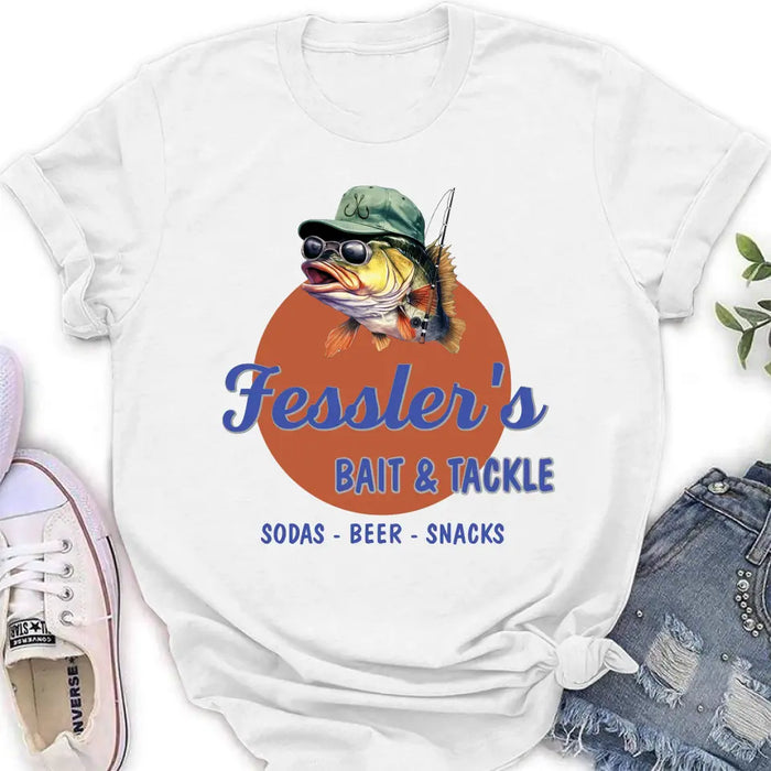 Custom Personalized Fishing Shirt/Hoodie - Father's Day Gift Idea for Fishing Lovers - Bait & Tackle