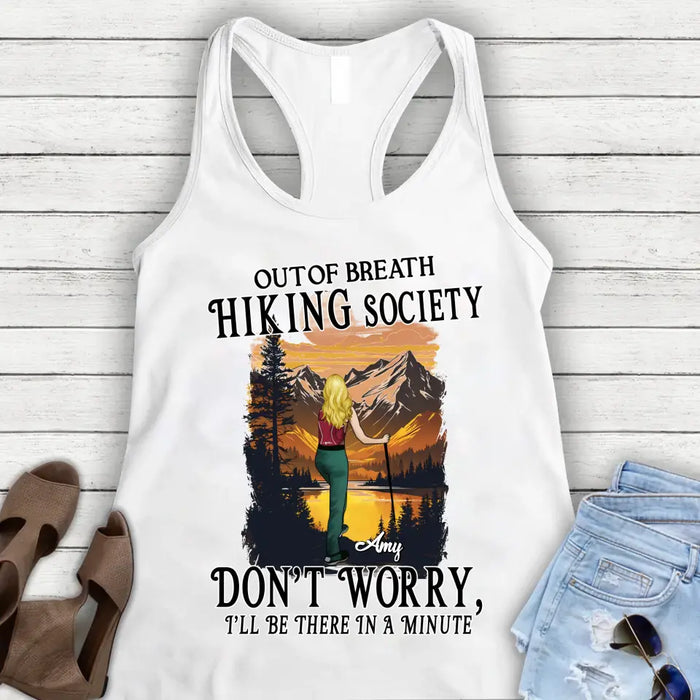 Personalized Hiking Tank Top - Mother's Day Gift Idea for Hiking Lovers - Out Of Breath Hiking Society