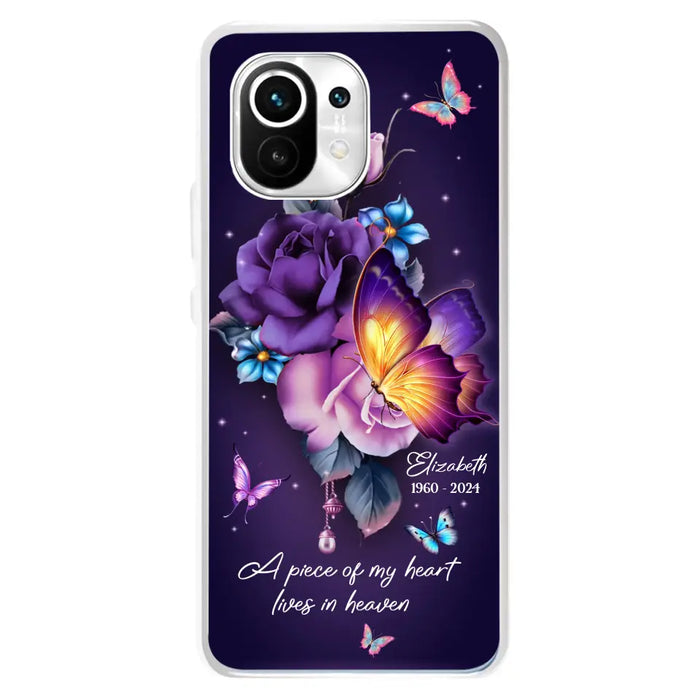 Custom Personalized Butterfly Memorial Phone Case - Memorial Gift Idea - Case For Xiaomi/ Oppo/ Huawei