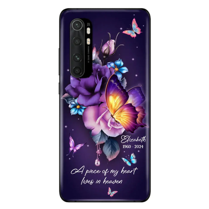 Custom Personalized Butterfly Memorial Phone Case - Memorial Gift Idea - Case For Xiaomi/ Oppo/ Huawei