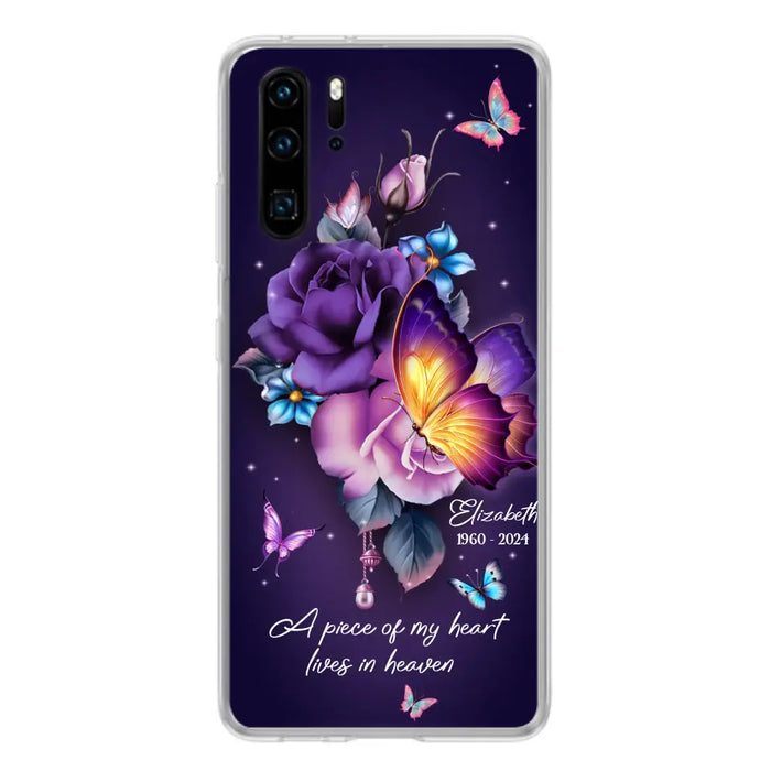 Custom Personalized Butterfly Memorial Phone Case - Memorial Gift Idea - Case For Xiaomi/ Oppo/ Huawei