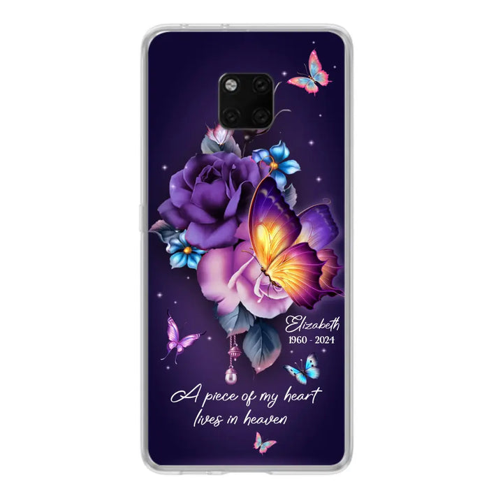 Custom Personalized Butterfly Memorial Phone Case - Memorial Gift Idea - Case For Xiaomi/ Oppo/ Huawei