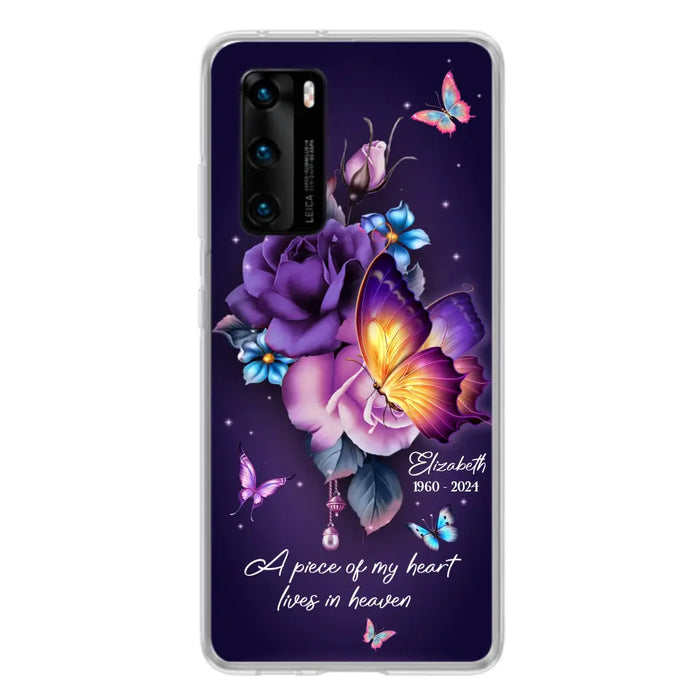 Custom Personalized Butterfly Memorial Phone Case - Memorial Gift Idea - Case For Xiaomi/ Oppo/ Huawei