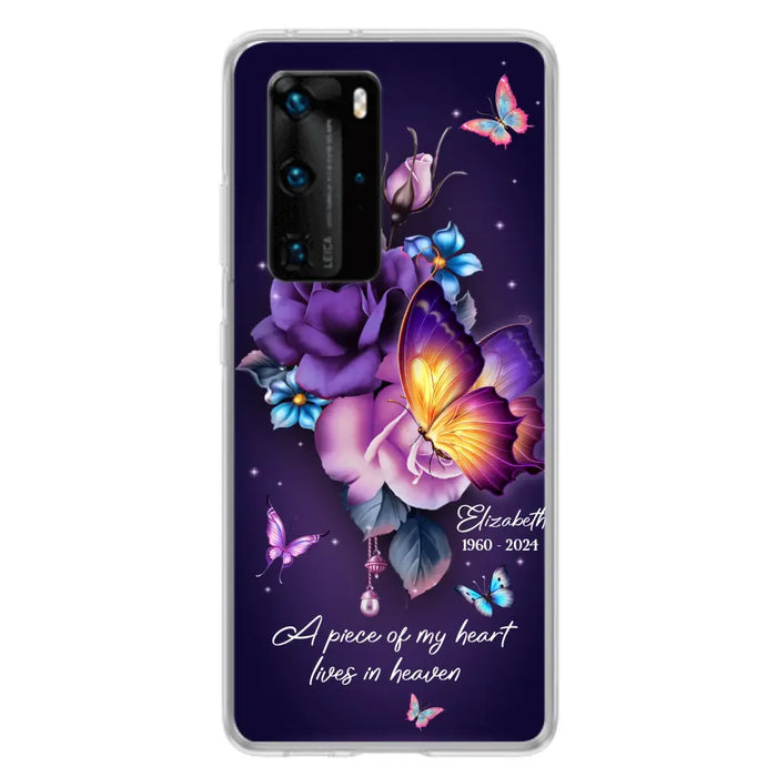 Custom Personalized Butterfly Memorial Phone Case - Memorial Gift Idea - Case For Xiaomi/ Oppo/ Huawei