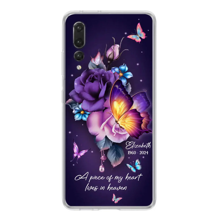 Custom Personalized Butterfly Memorial Phone Case - Memorial Gift Idea - Case For Xiaomi/ Oppo/ Huawei