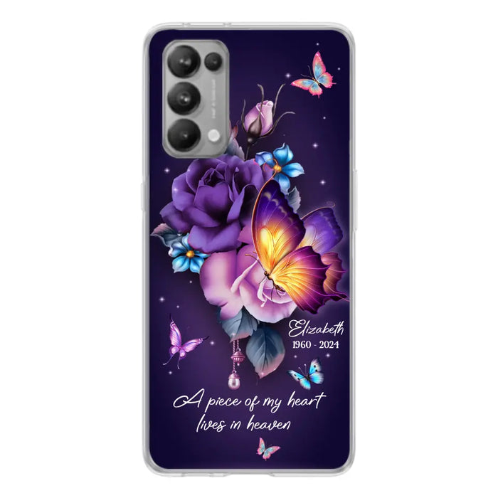 Custom Personalized Butterfly Memorial Phone Case - Memorial Gift Idea - Case For Xiaomi/ Oppo/ Huawei