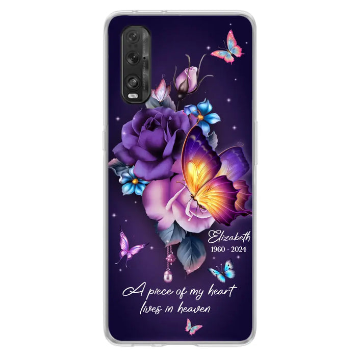 Custom Personalized Butterfly Memorial Phone Case - Memorial Gift Idea - Case For Xiaomi/ Oppo/ Huawei