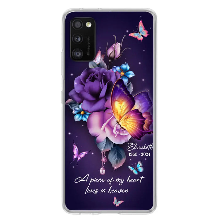 Custom Personalized Butterfly Memorial Phone Case - Memorial Gift Idea - Case for iPhone/Samsung