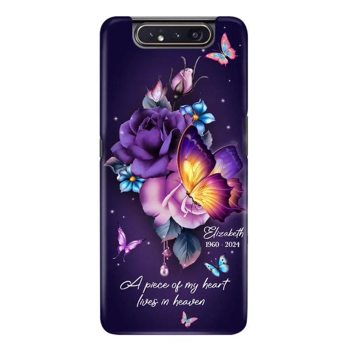 Custom Personalized Butterfly Memorial Phone Case - Memorial Gift Idea - Case for iPhone/Samsung