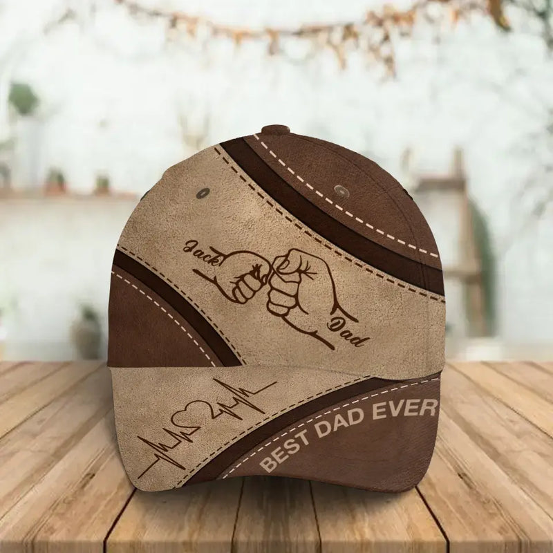 Personalized Dad Baseball Cap - Up to 5 Kids/Pets - Father's Day Gift Idea