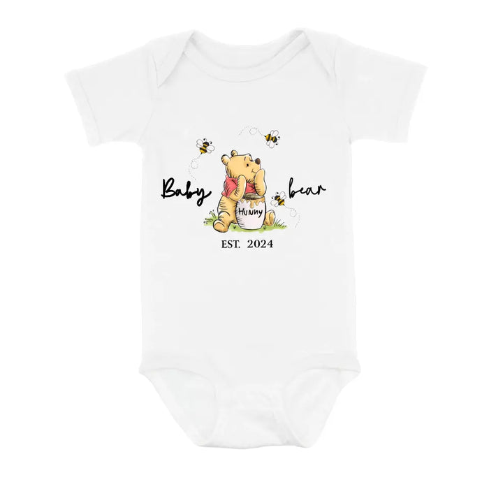 Custom Personalized Family Bear Baby Onesie/T-Shirt - Father's Day/Mother's Day Gift Idea